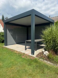 Heliomatik Pergola Lamellendach anthrazit