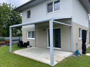 Carport Pergola Paneeldach für als Carport , für Terrasse oder Balkon grau Amstetten, Waidhofen, Steyr, Linz, Wels, Melk, Scheibbs, Ried, Vöcklabruck, Wels